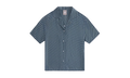 Elena Monogram Silk Camp Shirt WMNS "Navy" khw030292 336