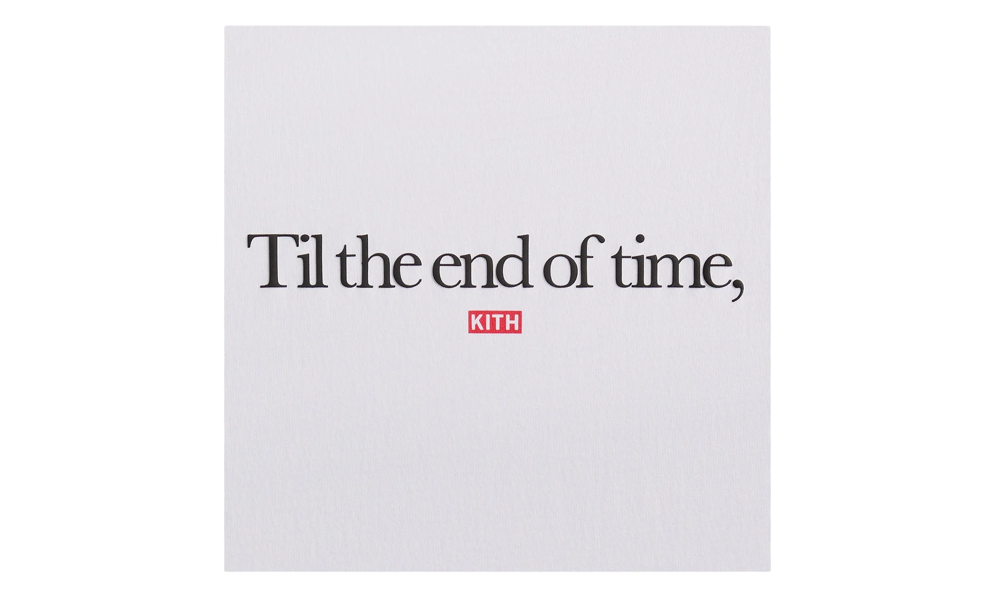 Til The End of Time Tee "White" khm034585 101