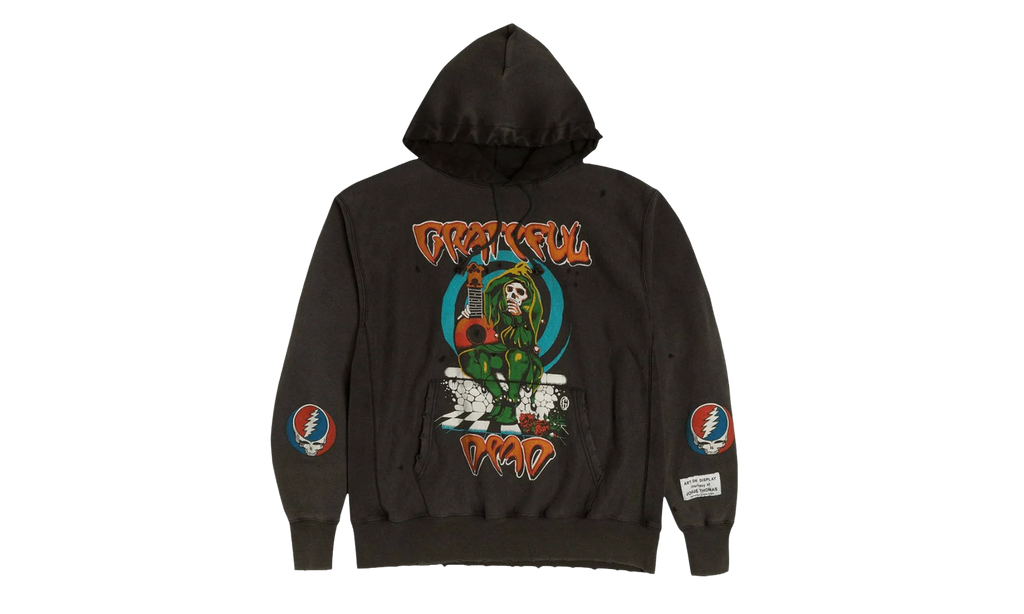 Grateful Dead Hooded Sweatshirt 'GOAT Exclusive' "Black" GDGDHWBGE