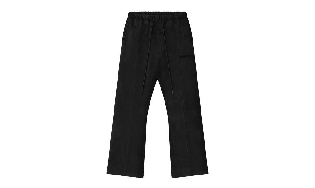 Suede Fleece Flare Pants "Vintage Black" 130HO258301F