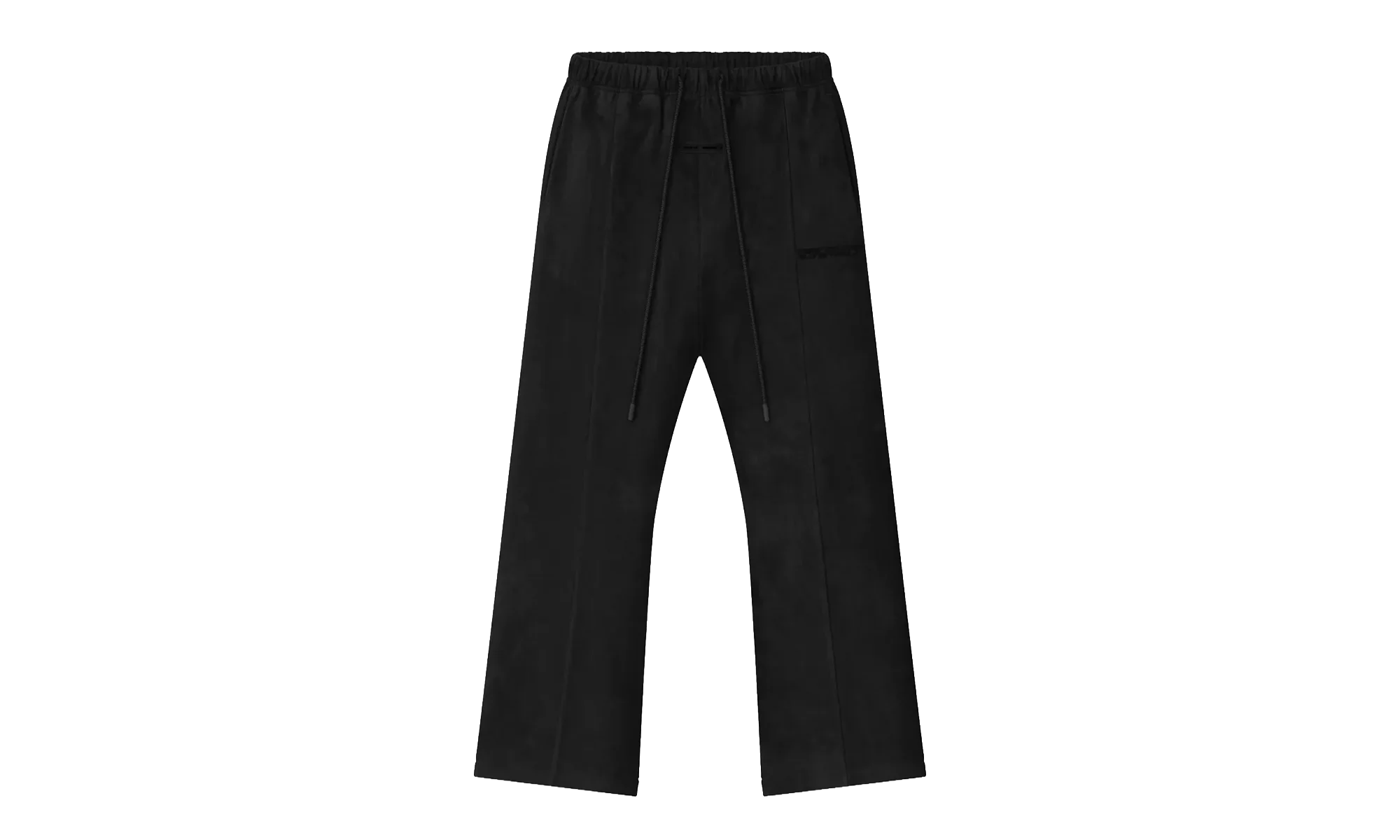 Suede Fleece Flare Pants "Vintage Black" 130HO258301F