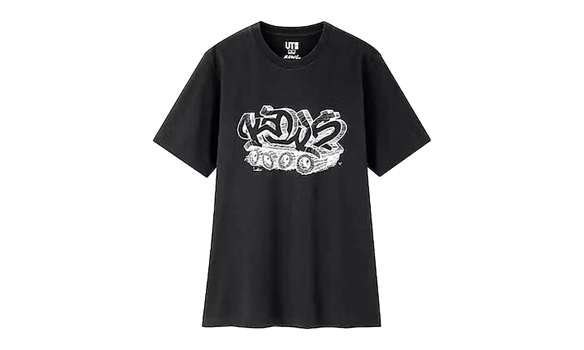Uniqlo Wordmark Tee "Black" KAWS202488