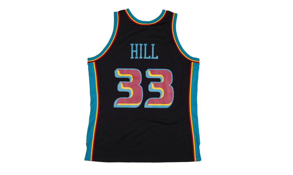NBA Grant Hill Reload Swingman Jersey "1998 Detroit Pistons - Black" SMJYCP19295 DPIBLCK98GHI