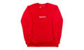 Box Logo Crewneck Sweatshirt "FW15 - Red" SU27230
