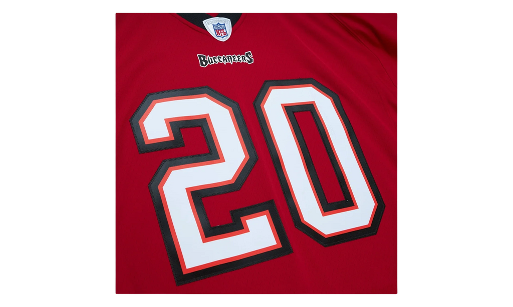 NFL Ronde Barber Dark Jersey "2002 Tampa Bay Buccaneers - Scarlet" LGJY6872 TBB02RBRSCAR
