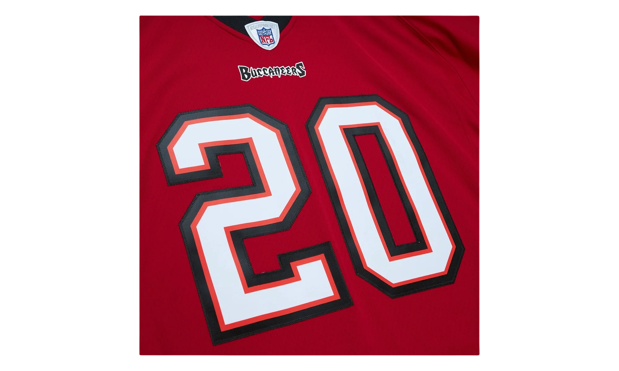 NFL Ronde Barber Dark Jersey "2002 Tampa Bay Buccaneers - Scarlet" LGJY6872 TBB02RBRSCAR