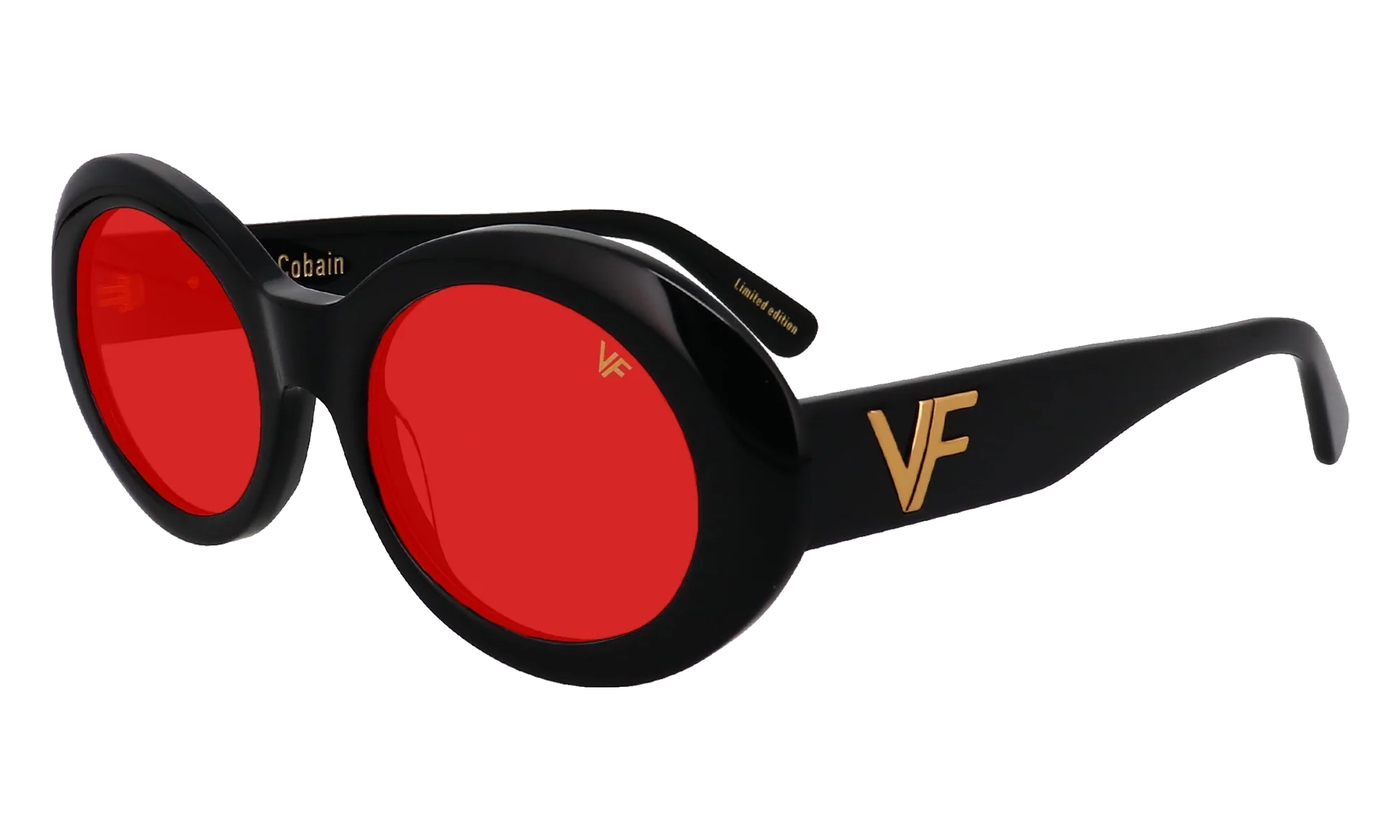 Cobain Acetate "Glossy Black / Red Solid" MPCB2 0009 20T5
