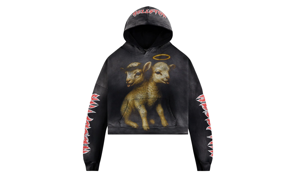 Lamb Hoodie "Black" HSR234