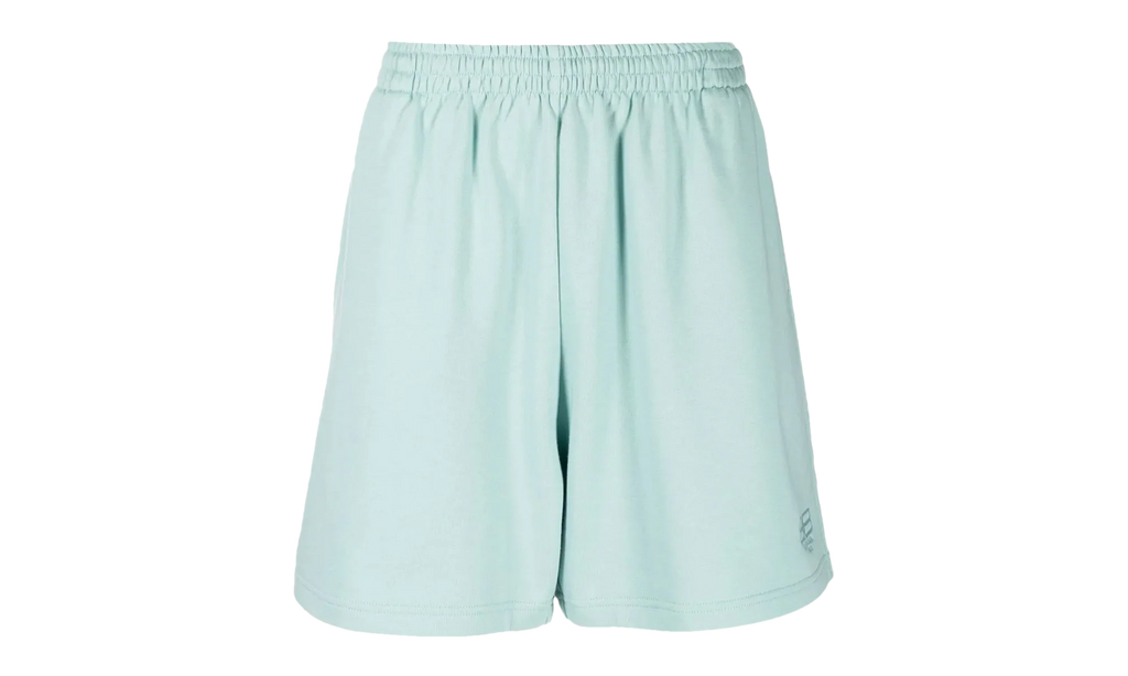 SWEAT PANTS SHORTS "Green" 676137TMVG64947AQUA