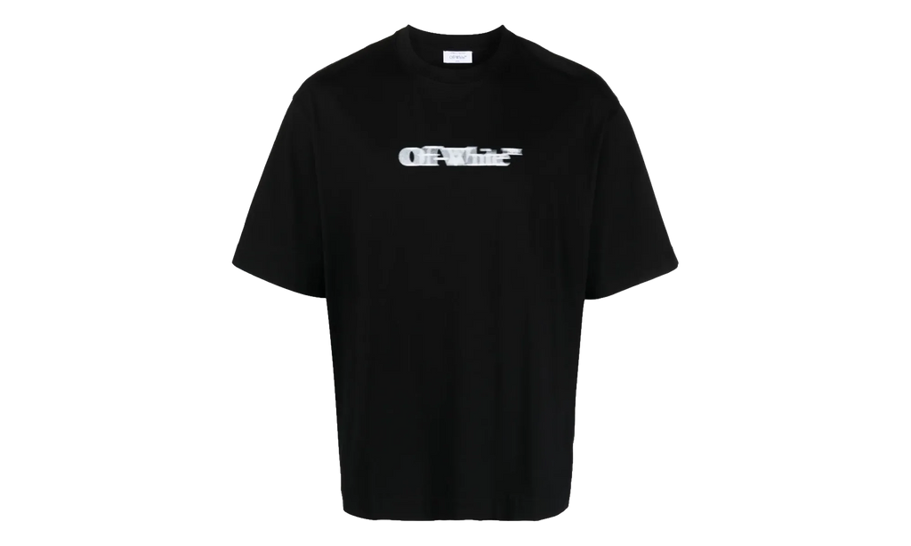 Blurred Logo T-Shirt "Black / White" OMAA120F23JER0021001