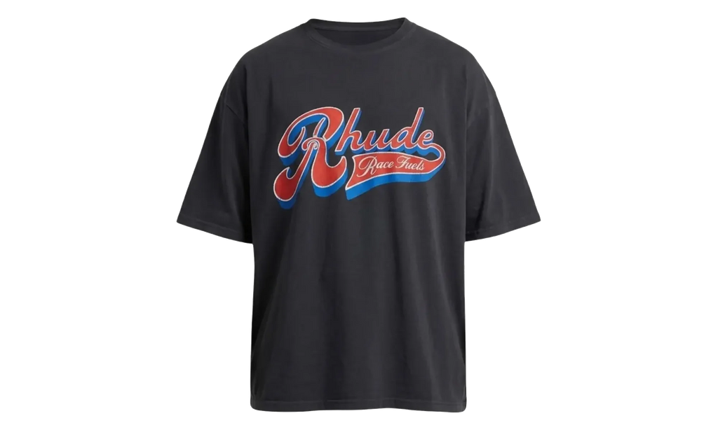 Pit Stop T-Shirt "Vintage Black / Red / Blue" RHSS26TT03012 BLK