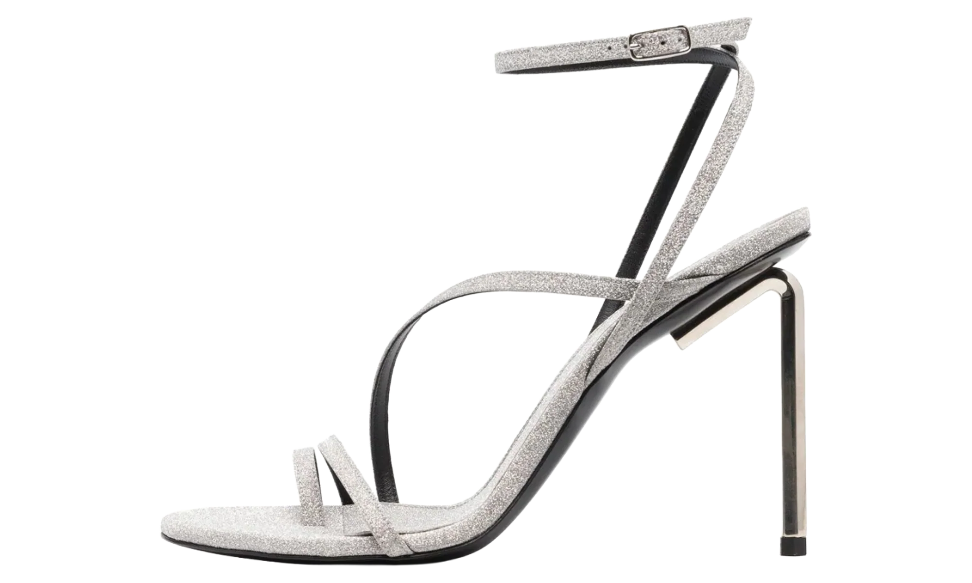 Allen Glitter 110mm Leather Sandals WMNS "Silver" OWIH022T22MAT0027200