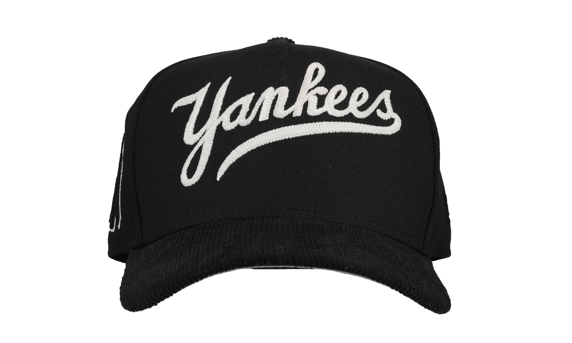 9FIFTY New York Yankees A Frame Snapback Hat "Chainstitch - Corduroy Black" 44531114442940