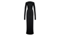 Sheer Knit Jersey Dress WMNS "Black" RHSS24DR02852372 BLK