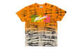 Miami Beach Logo Short Sleeve Tee Shirt "Tie Dye Orange Multi" GDMSBESSTSOB