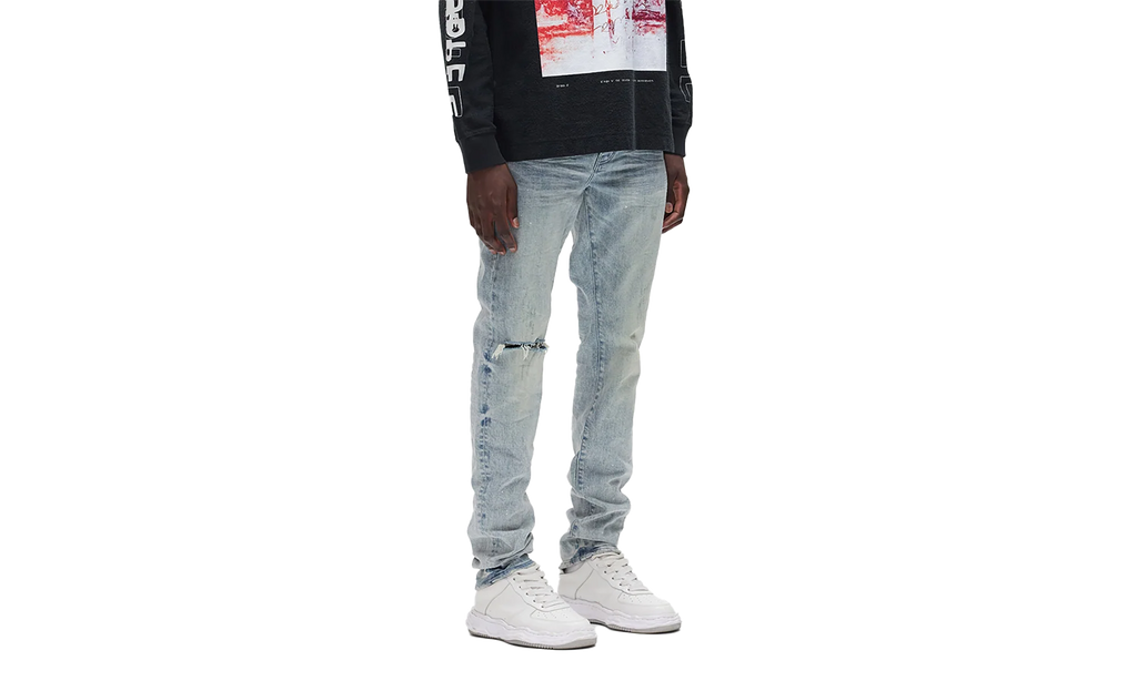Worn Light Reflective "Light Indigo" P001 WLIR425