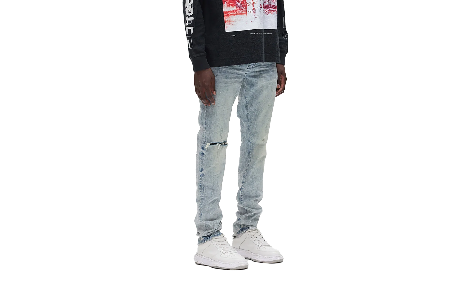 Worn Light Reflective "Light Indigo" P001 WLIR425
