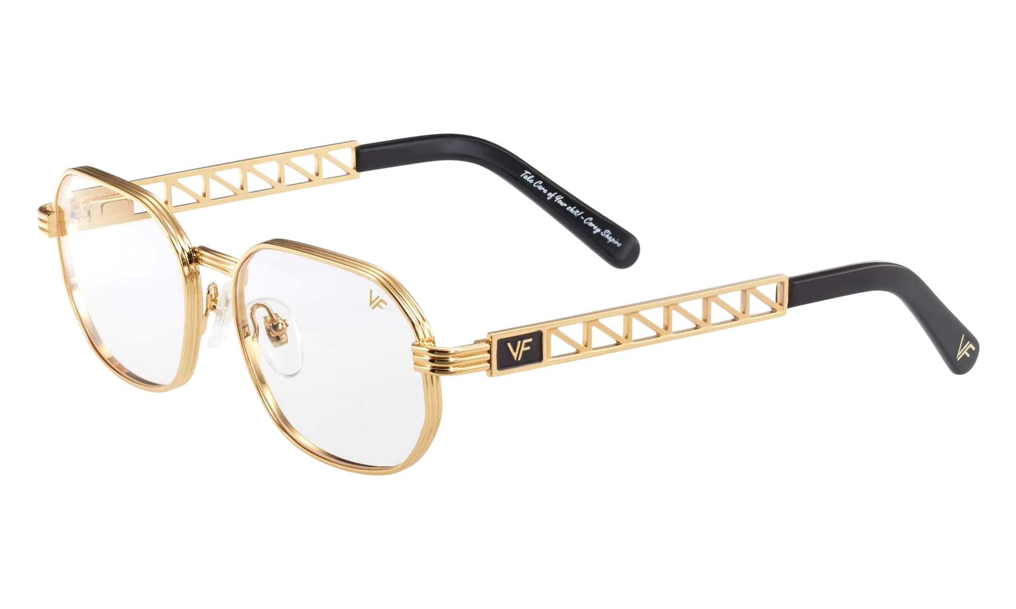Hustler Jacques Cartier Edition 24KT "Yellow Gold / Clear" JCHU2 0002 11B5