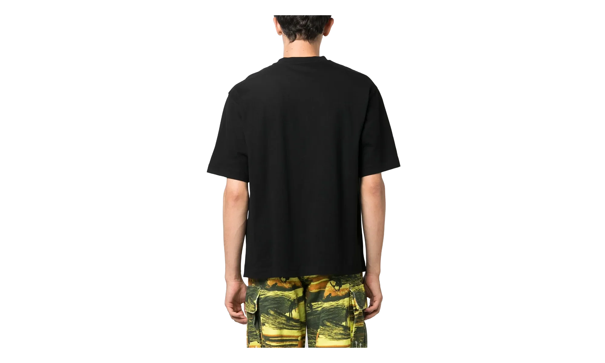Blurred Logo T-Shirt "Black / White" OMAA120F23JER0021001