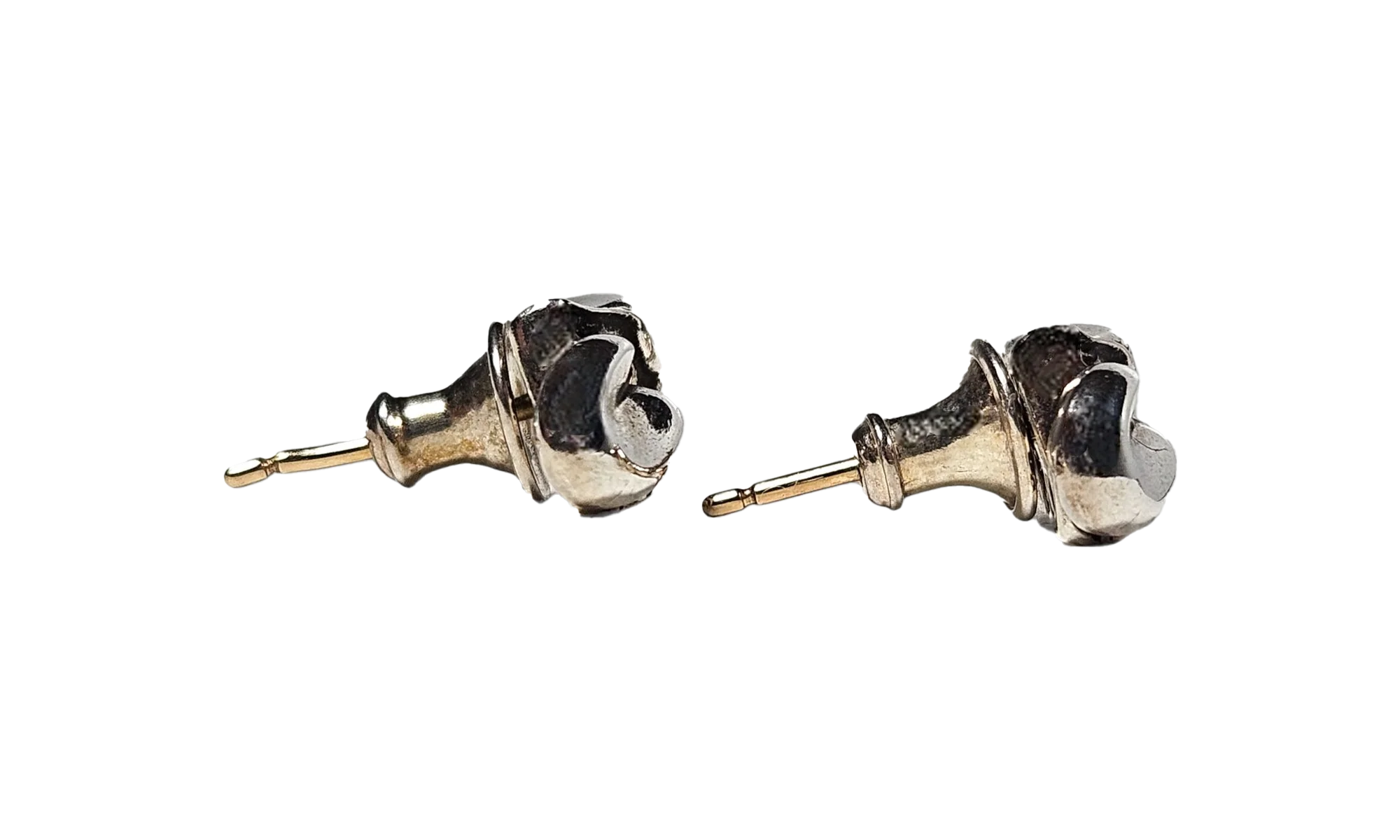 Rolling Stones Stud Earrings "Pair - Silver" CHRM0646