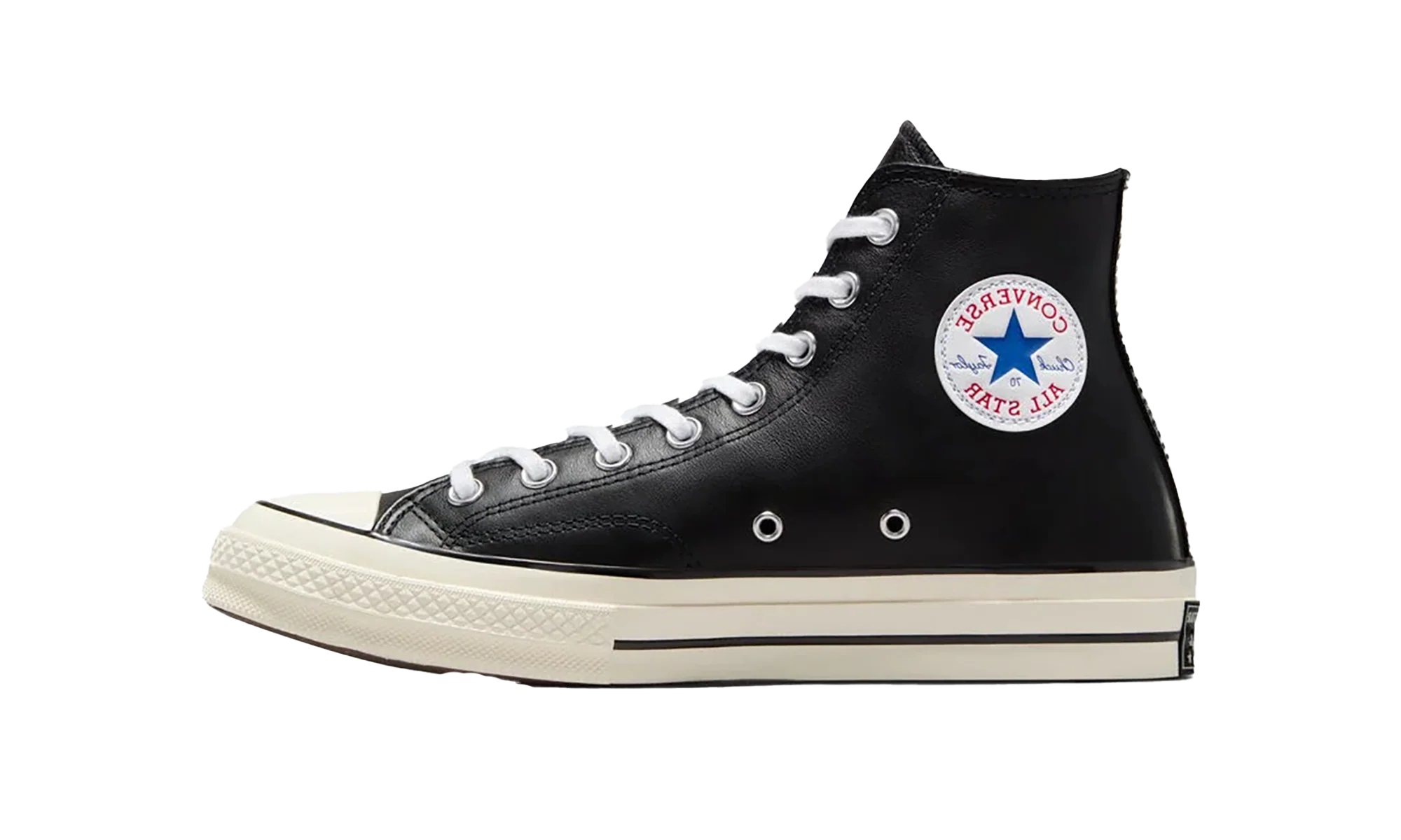 Chuck 70 Leather Hi "Black" A07200C