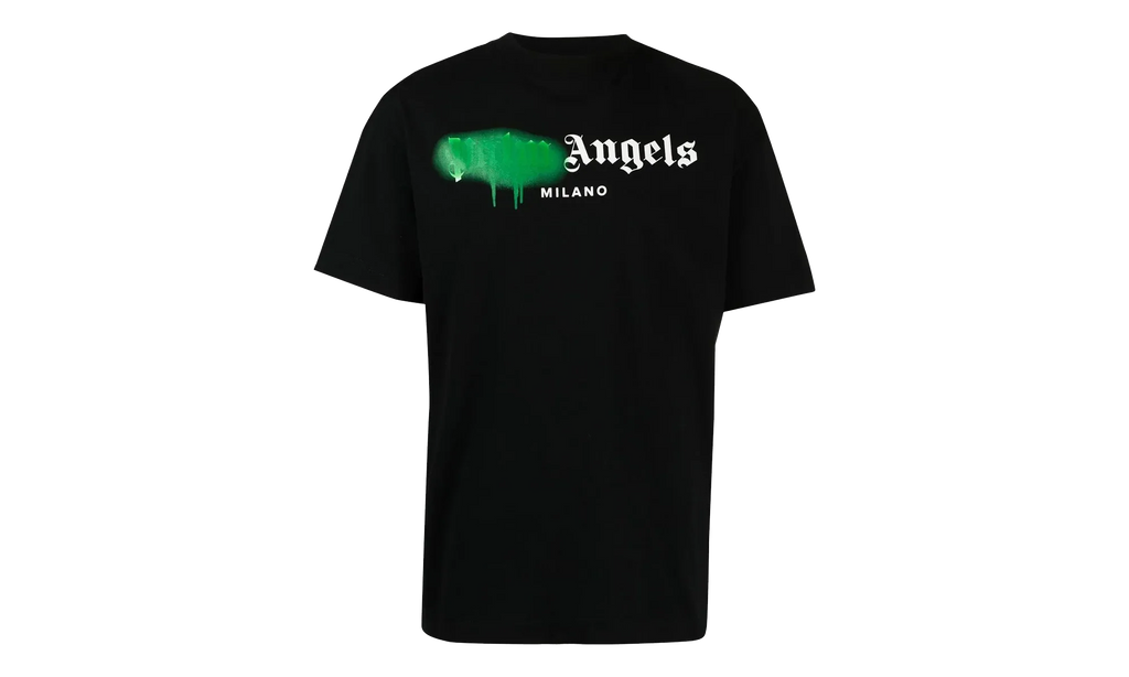 Milano Sprayed Logo T-shirt "Black" PMAA001C99JER0061055