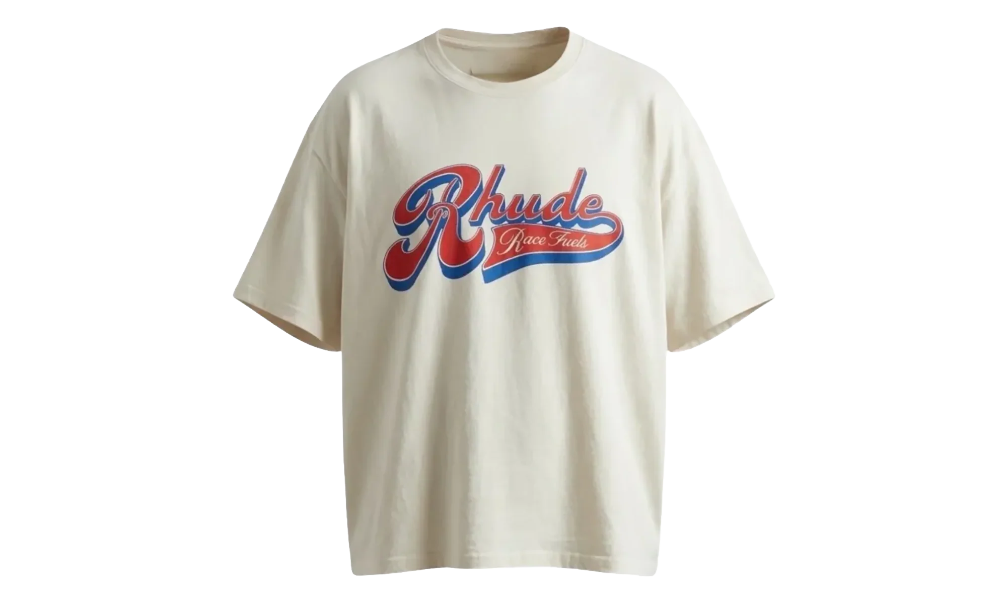 Pit Stop T-Shirt "Vintage White/ Red / Blue" RHSS26TT03012 WHT