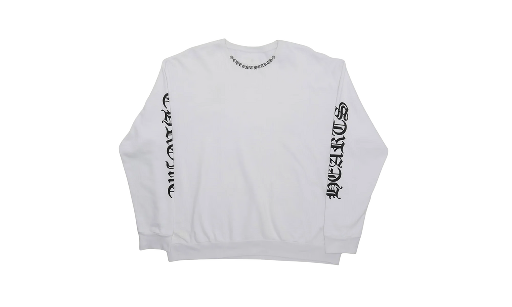 Neck Logo Crewneck "White" CHRM0018