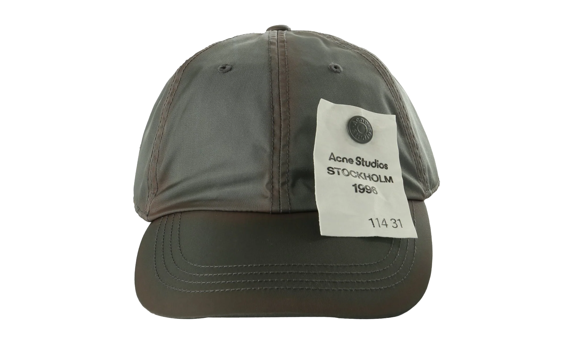 Curved Brimit Panel Design Minimalist Style Hat "Stone Grey" FN UX HATS000385 STONE GREY