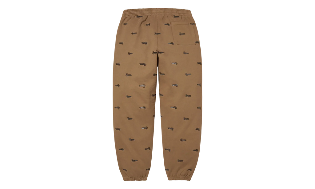 Repeat Script Sweatpants "FW25 - Dark Khaki" SU27082