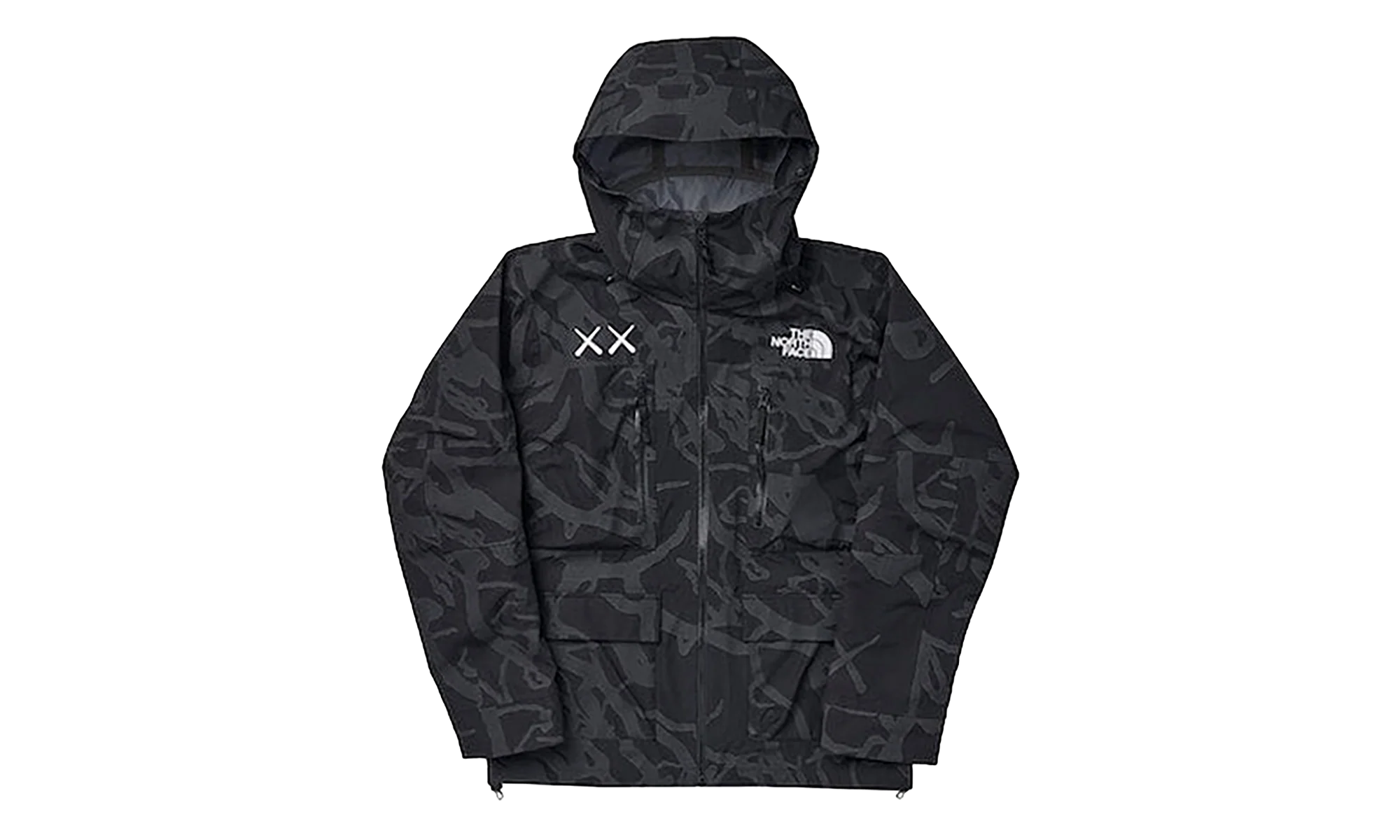 The North Face Freeride Jacket "TNF Black Dragline Print" KAWS202463