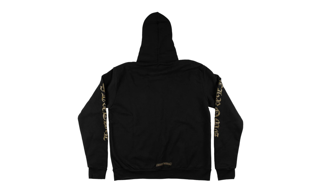 Vertical Logo Zip-Up Hoodie "Black/Olive" CHRM0852