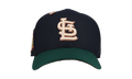 59FIFTY St Louis Cardinals 2006 World Series Fitted Hat "Two-Tone Navy / Green" NE383