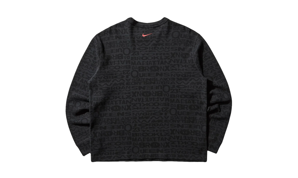 Jordan x Awake NY Thermal Shirt "Black / University Red" IB7955 010