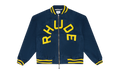OVERSIZED LOGO TERRY VARSITY JACKET "Navy" RHD-MOTW-0005
