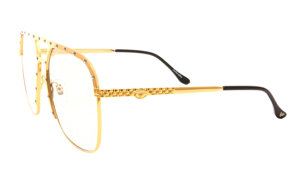 Axel 24KT Two-Tone "Yellow Gold / Clear" MPAX2 0002 28C4
