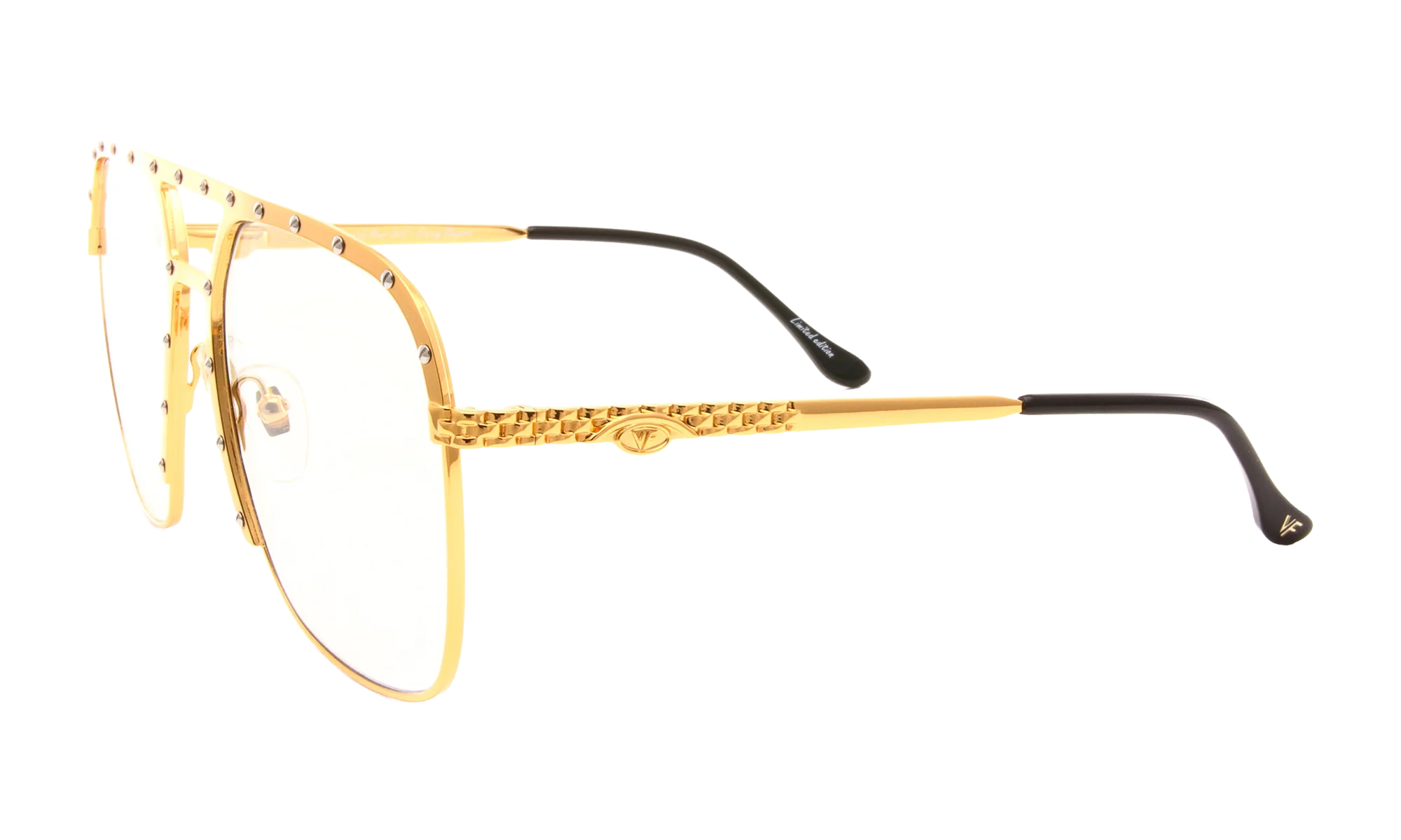 Axel 24KT Two-Tone "Yellow Gold / Clear" MPAX2 0002 28C4