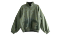 Elastic Hem Stand Collar Blouson Coat "Gray Khaki" UC2E4212 GRAY KHAKI BASE