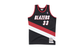 NBA Scottie Pippen Authentic Jersey "1999-00 Portland Trail Blazers - Black" AJY4EL18020 PTBBLCK99SPI