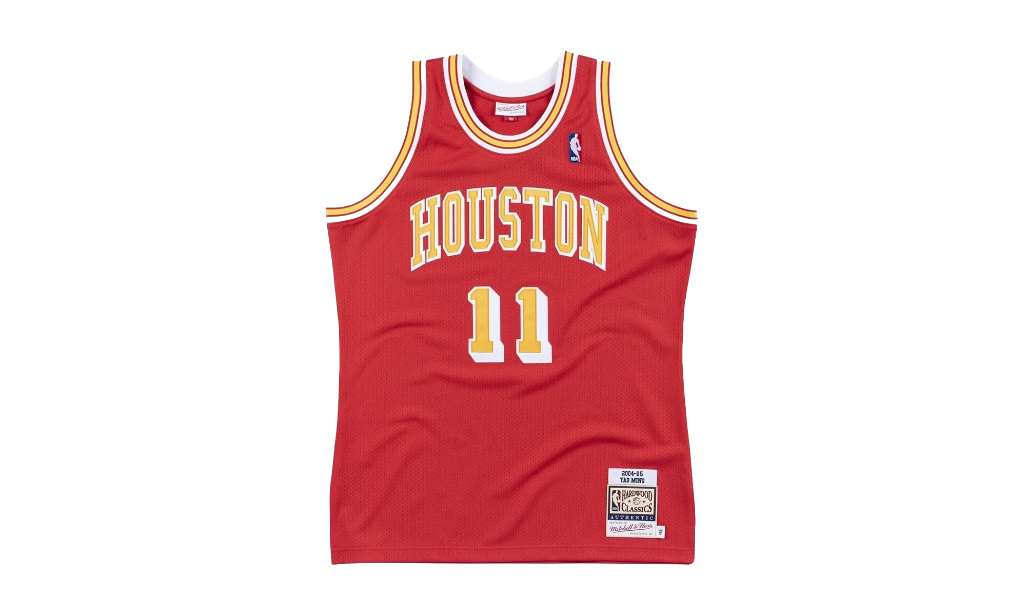 NBA Yao Ming Authentic Jersey "2004 Houston Rockets - Scarlet" AJY4CP18179 HROSCAR04YMI