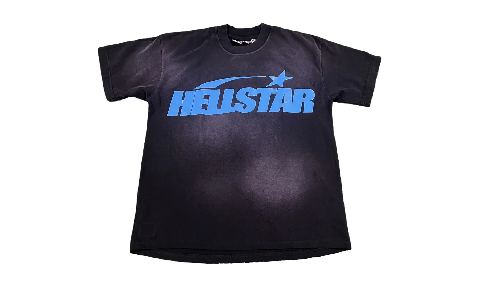 Classic Gel Print T-Shirt "Black / Blue" HSR149