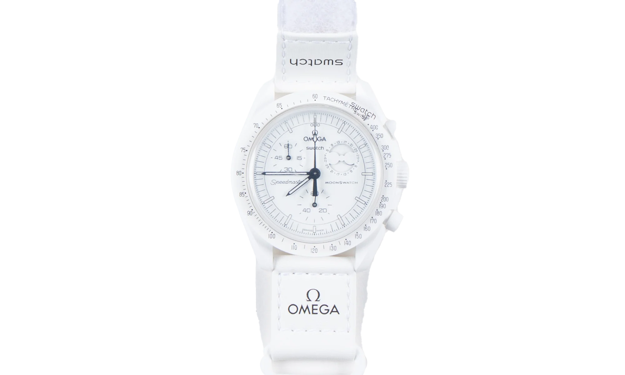 Swatch x Omega Bioceramic Moonswatch "Mission To Moonphase Snoopy" SO33W700