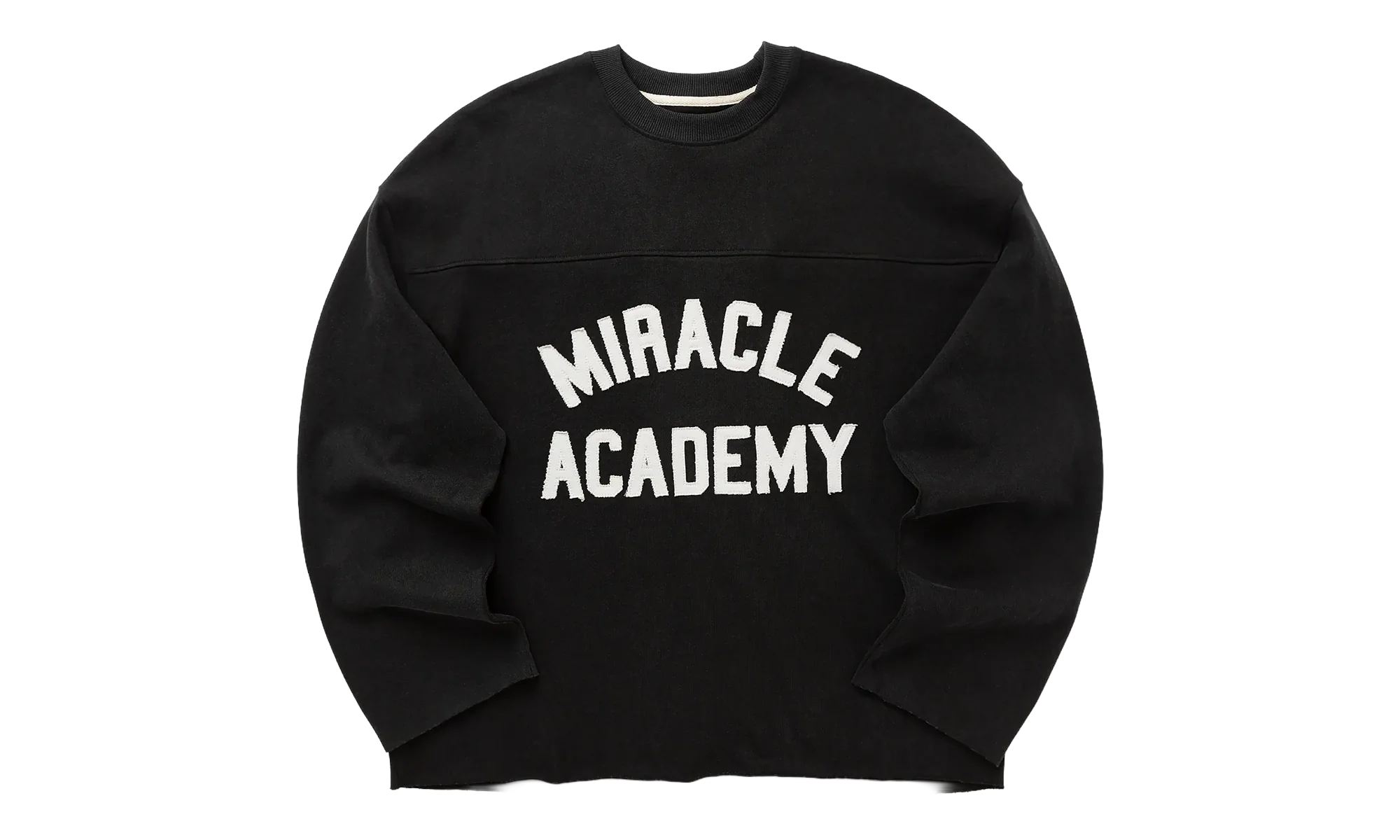 Varsity Long Sleeve T-shirt "Black Sunfade" Y6 T27G32 021