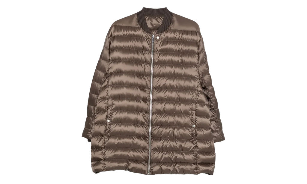Rick Owens Woven Flight Parka Jacket "Dark Dust" MON35