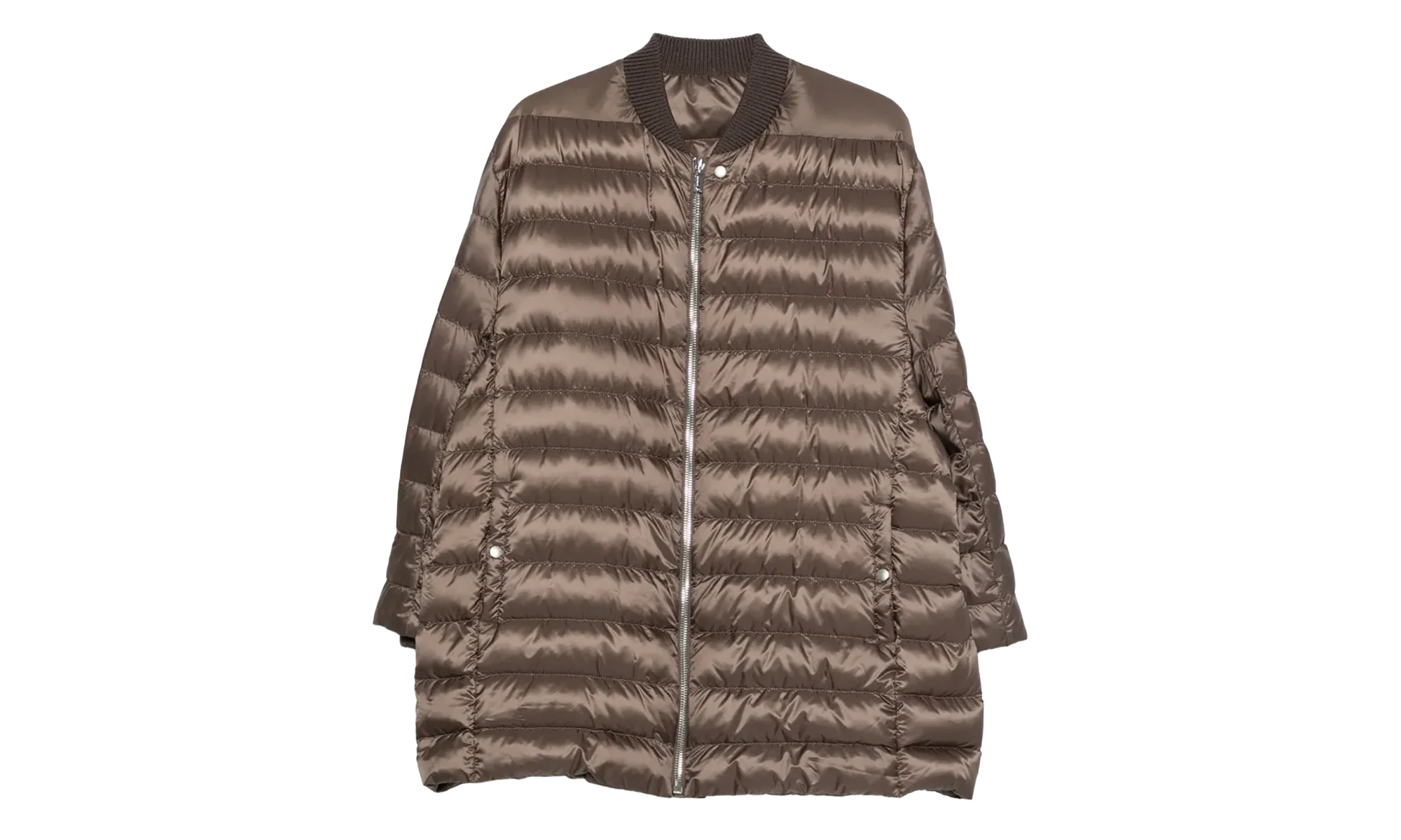 Rick Owens Woven Flight Parka Jacket "Dark Dust" MON35