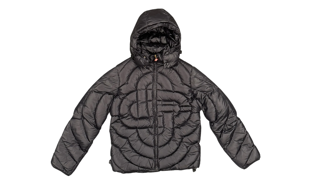 Monogram Quilted Nylon Down Puffer Jacket "Black" M AW25 OT 140 01