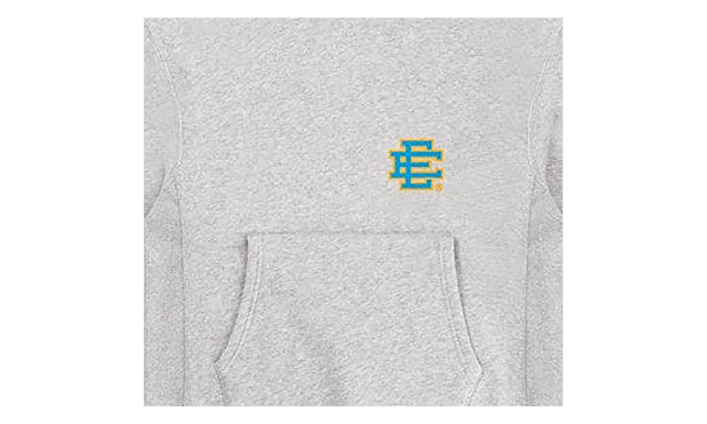 EE BASIC HOODIE "SS24 - Grey/Aqua Bolt" EE502