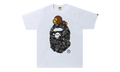 Space Camo Milo On Big Ape Tee "White" 2H80 110 007 WHITE