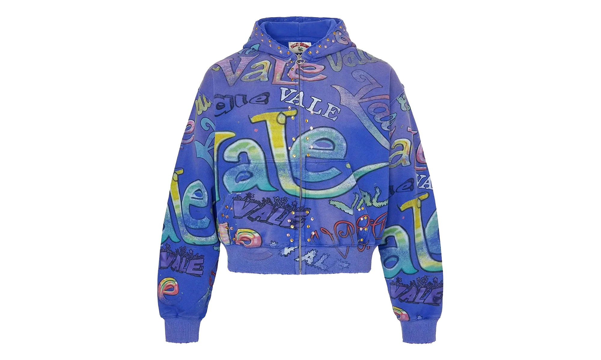 Iceberg Zip Up Hoodie "Blue" VAL179