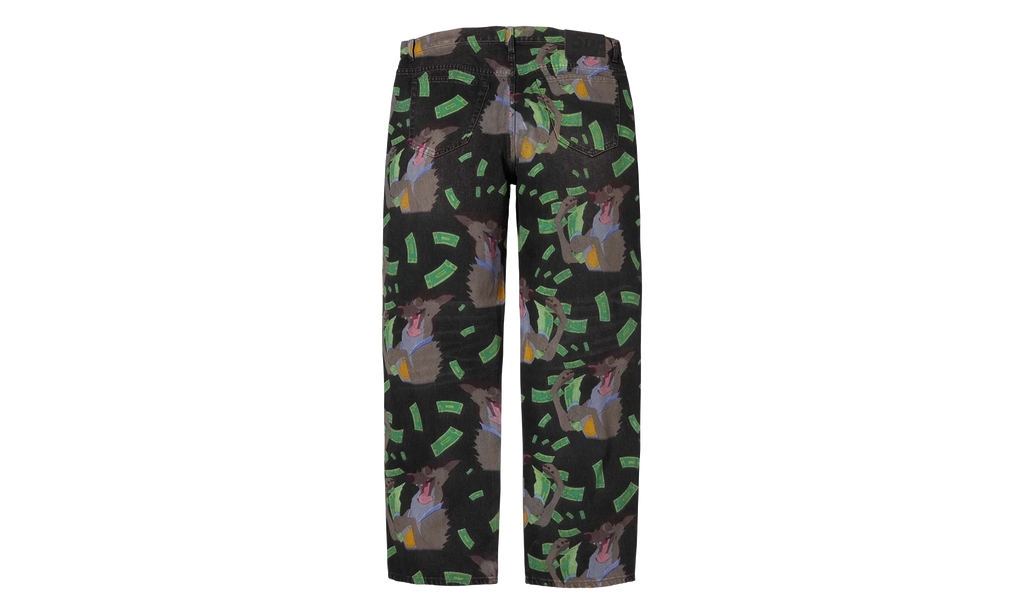 All Dogs Go To Heaven Loose Fit Jean "FW25 - Washed Black" SU26918